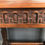 ARTS AND CRAFTS CARVED SIDE TABLE