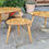 Mid-Century Ercol Nest of 3 Pebbles Tables Elm and Ash - Refurbished