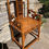 19th Century Antique Elm Chinese Yolk Back Officials Chair