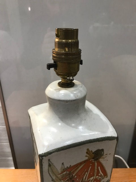 Vintage 1970's Colin Kellam Studio pottery Lamp Base