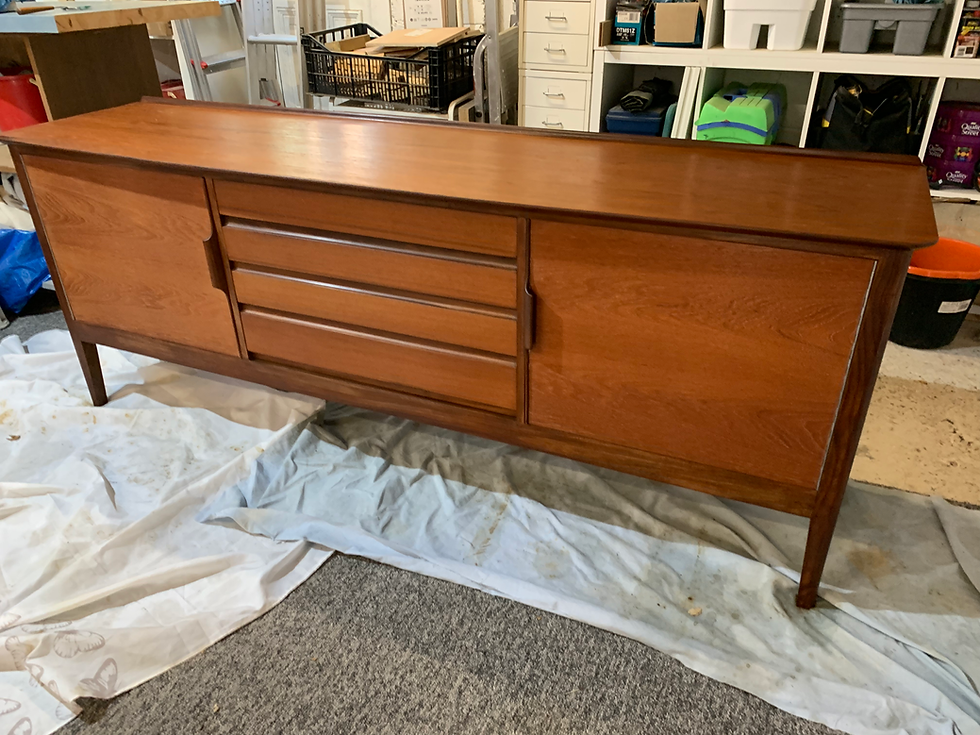 Mid-Century Afromosia Teak Sidebord by ‘Younger’