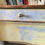 19th Century Antique French Walnut Painted washstand/sideboard/Console
