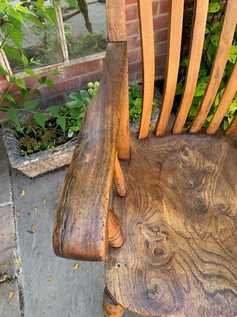 Antique Victorian Windsor Armchair - lovely Colour and Patina