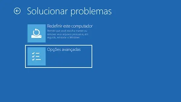 Opções Avançadas