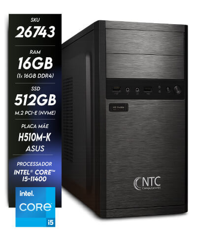 26743 - Computador NTC Performance Intel - 1010 Powered By Asus
