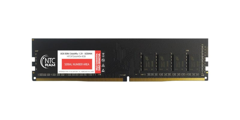 Memória NTC 8GB DDR4 2666 Mhz - UDIMM - NTCKF2666DD4-8GB - NTC