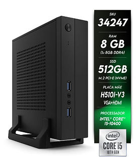 Minicomputador NTC Mini ITX II Intel - 8121 TC