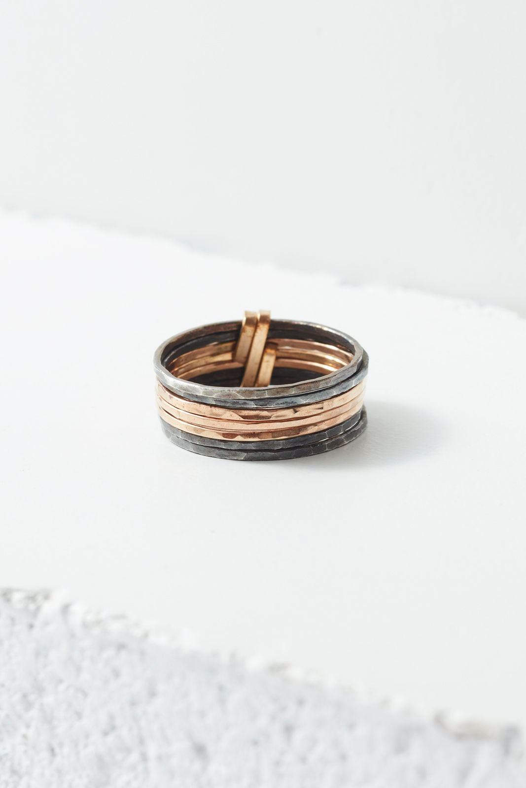 Stacked Short - Mixed Metal