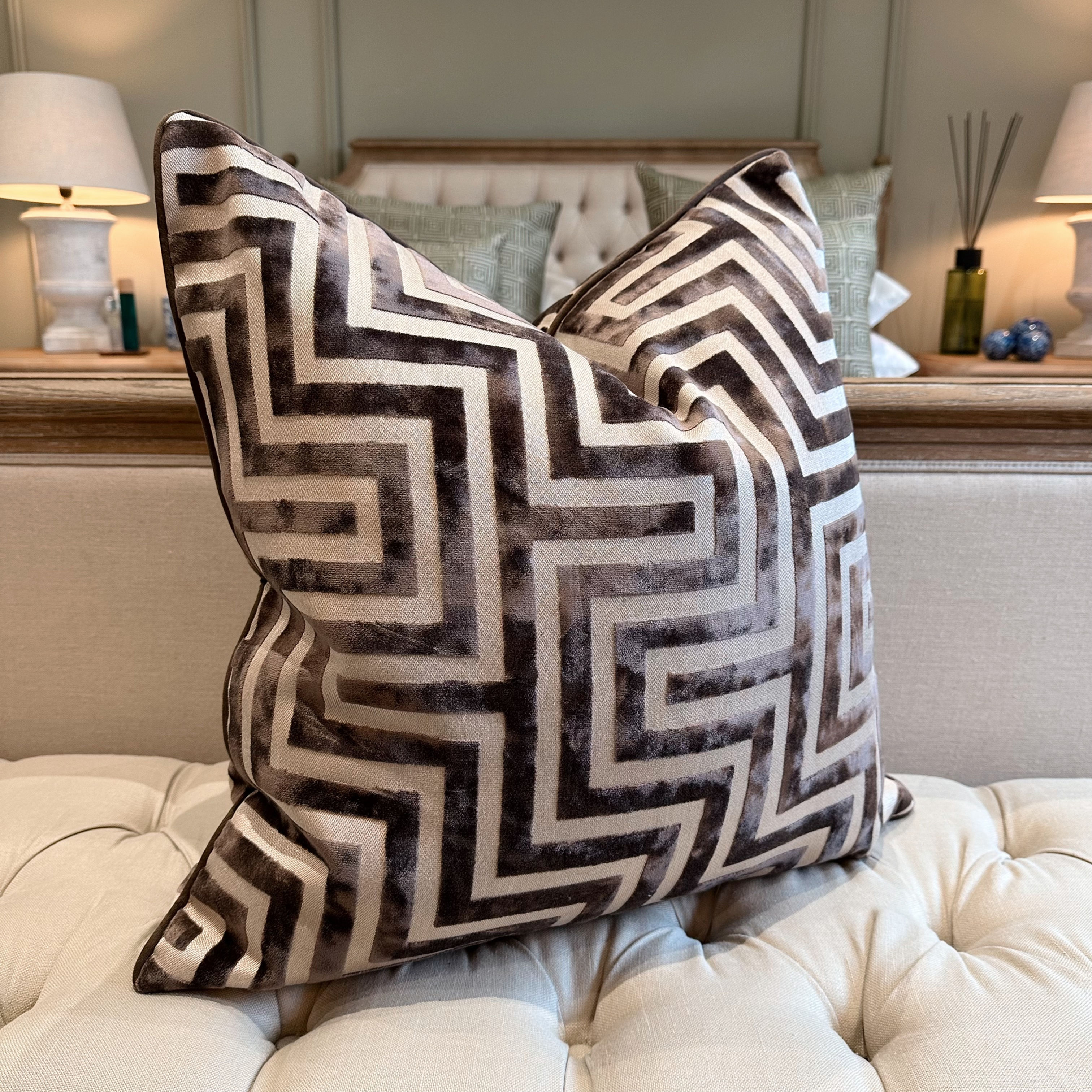 Lavish Amazing Choc Cushion 22''