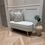 Thumbnail: Pearla White Boucle Storage Bench