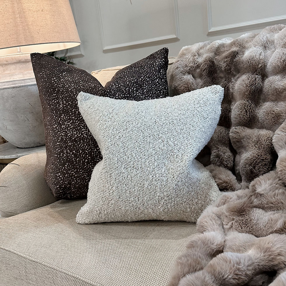 Lavish Cressida Natural Cushion 16''