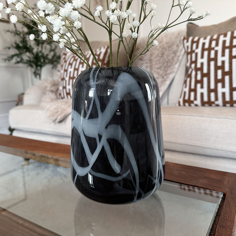 Black Smoke Vase Large