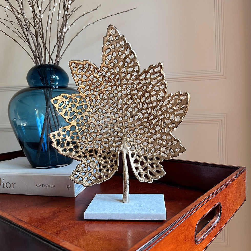 Thumbnail: Lavish Leaf Sculpture