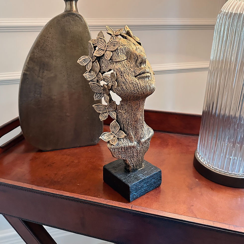 Gold Lady Sculpture