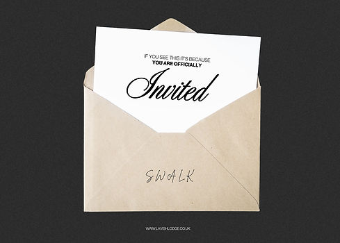 Black Beige and White Minimalist Aesthetic Social Media Invitation Message Instagram Post 