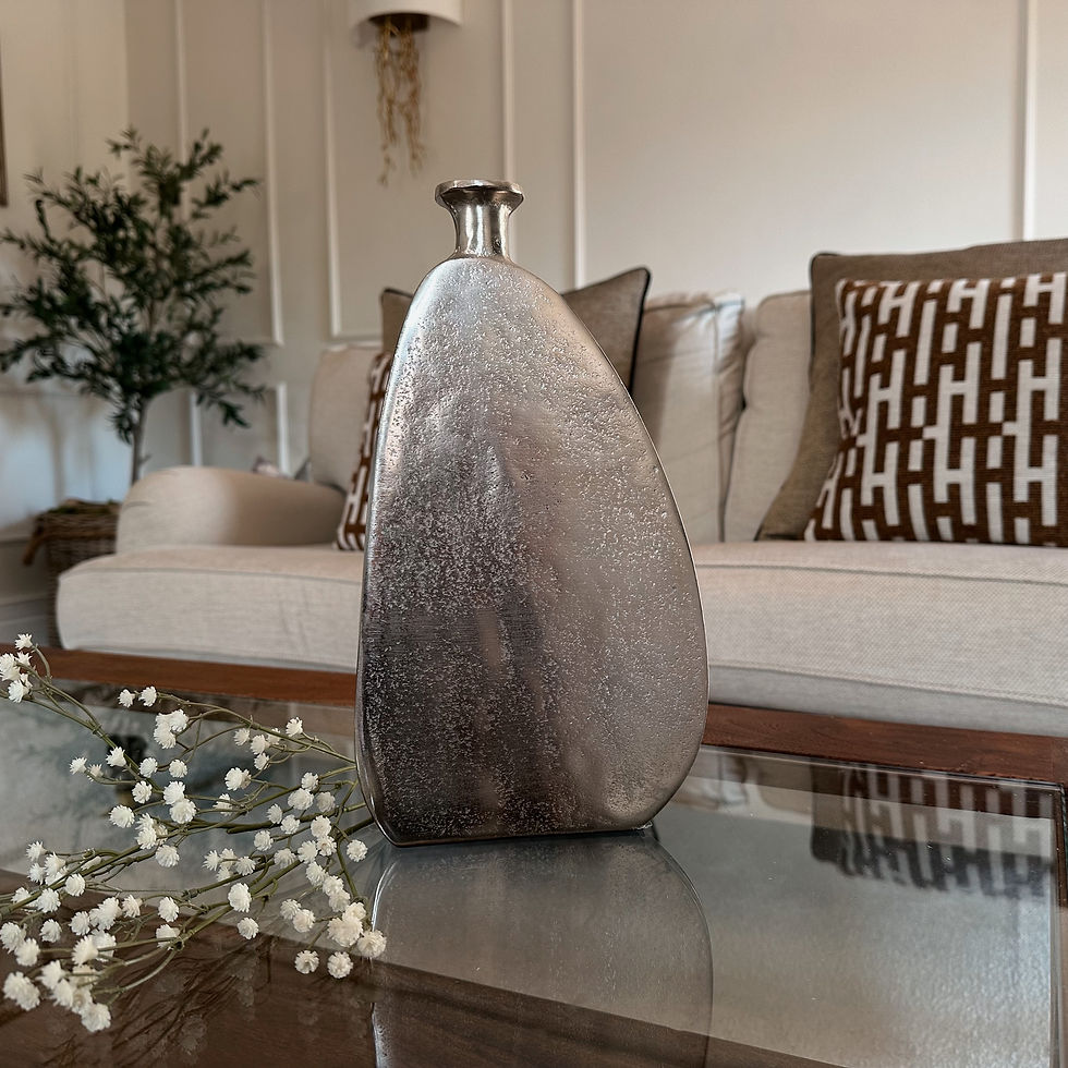 Obido Nickel Vase