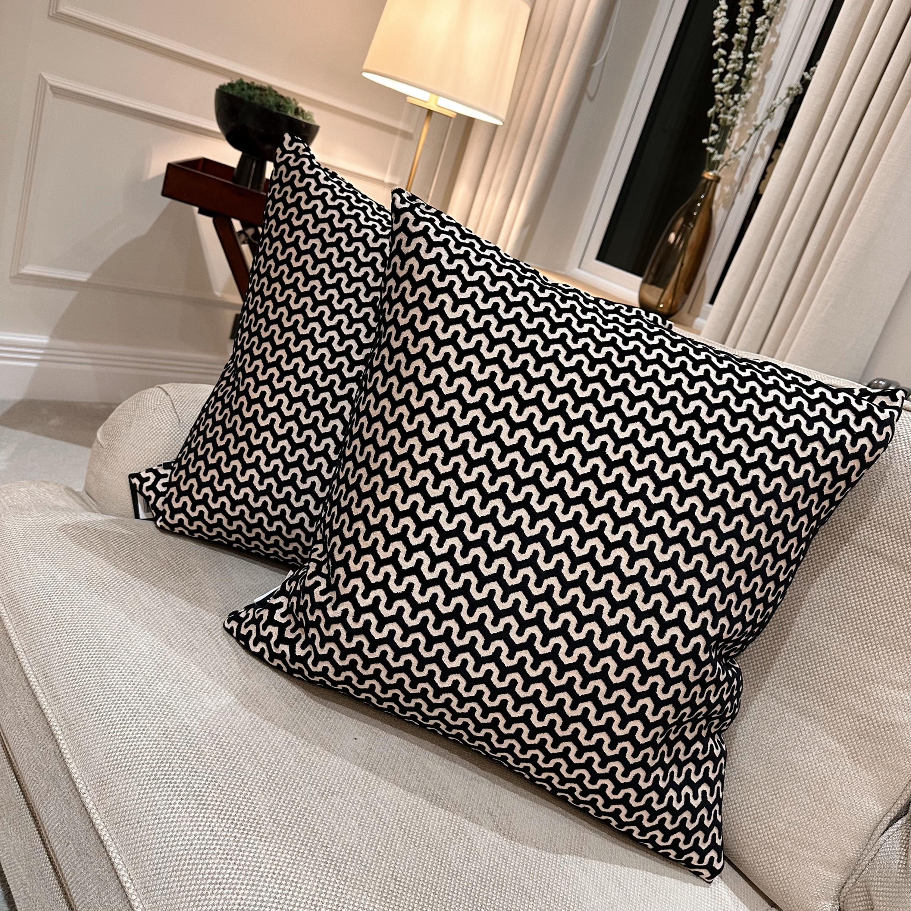 Oslo Black Cushion 22''