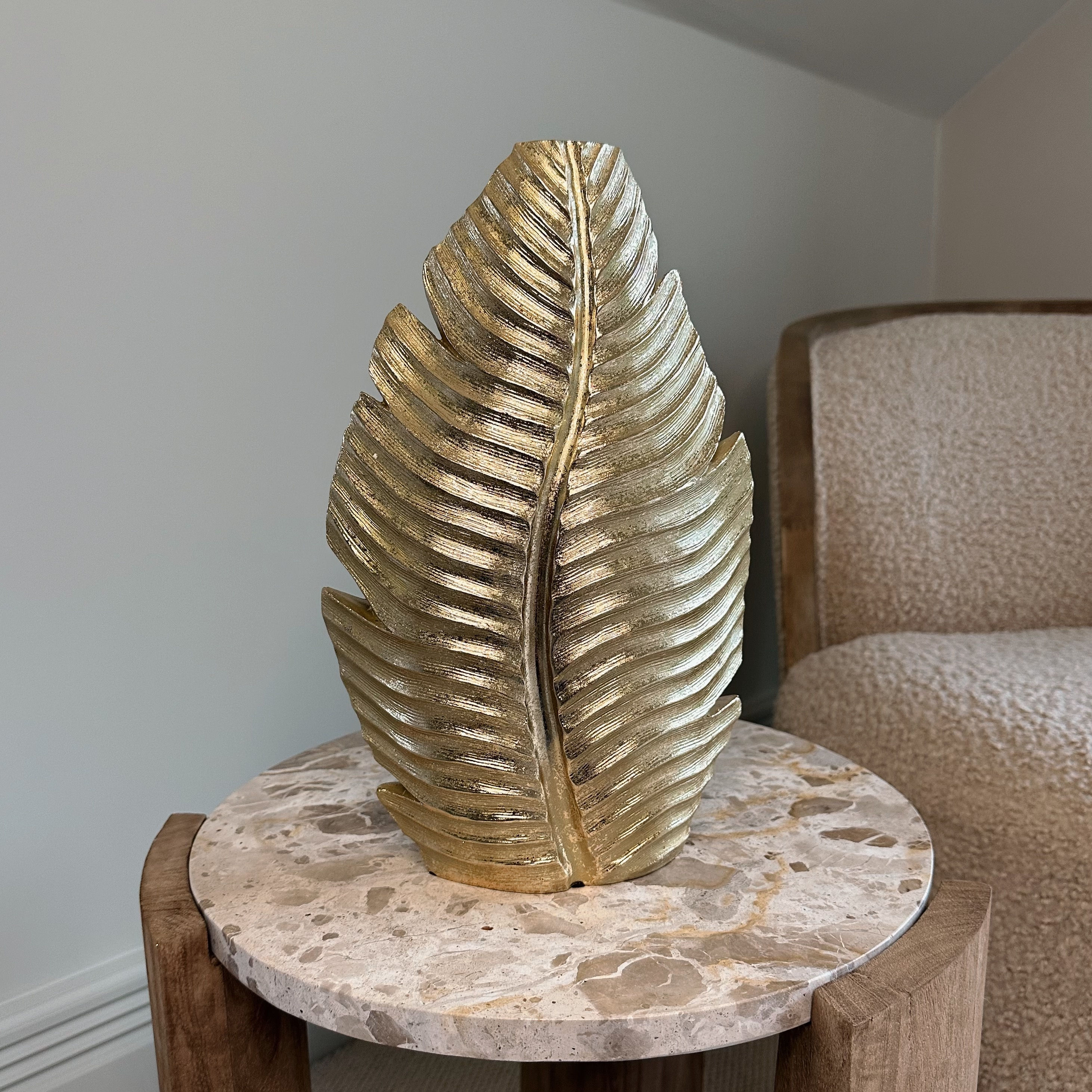 Gold Leaf Vase