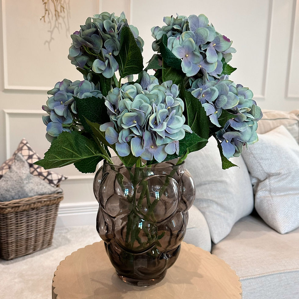 Thumbnail: Hortensia Flower Blue - 51cm