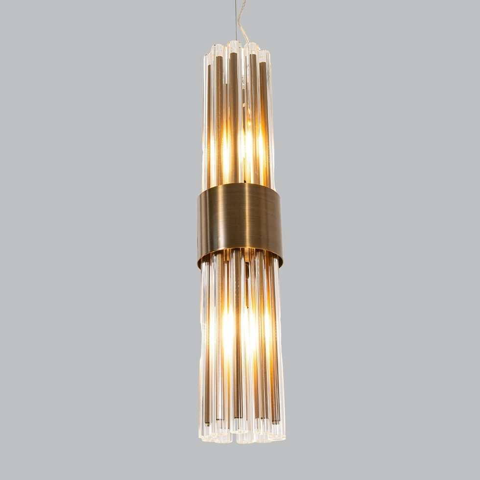Lavish Ives Pendant Antique Brass