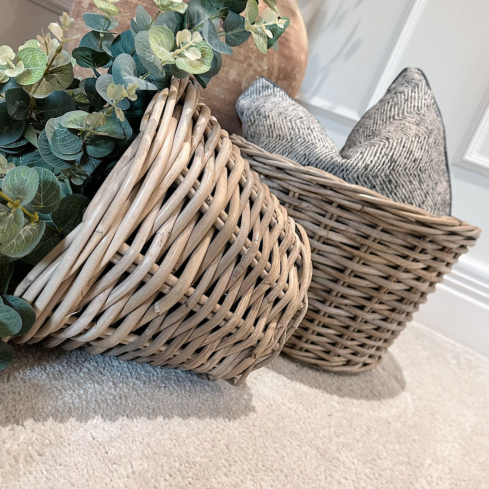 Thumbnail: Lavish Wicker Baskets (Set of 2 )