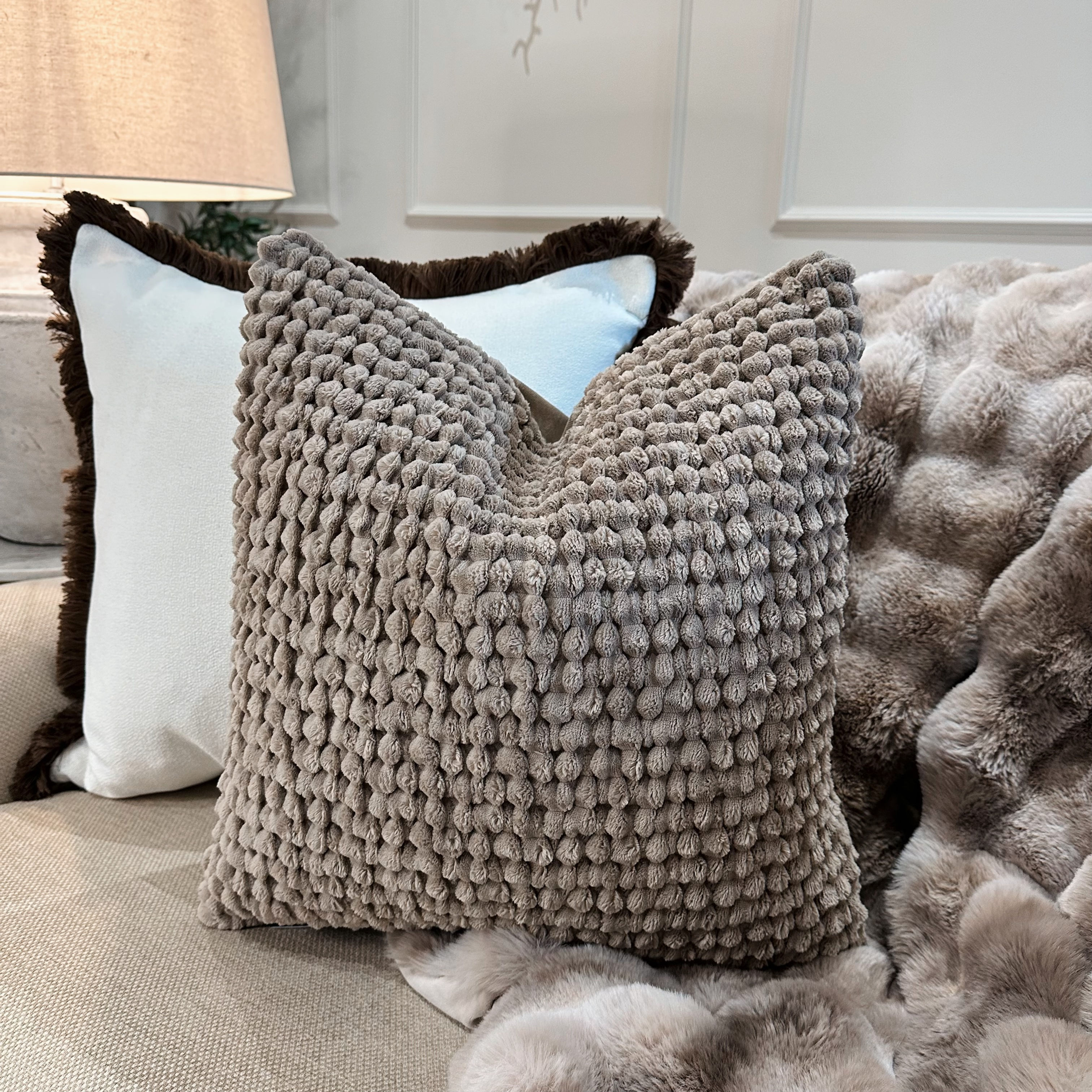 Lavish Tuffra Natural Cushion 20"
