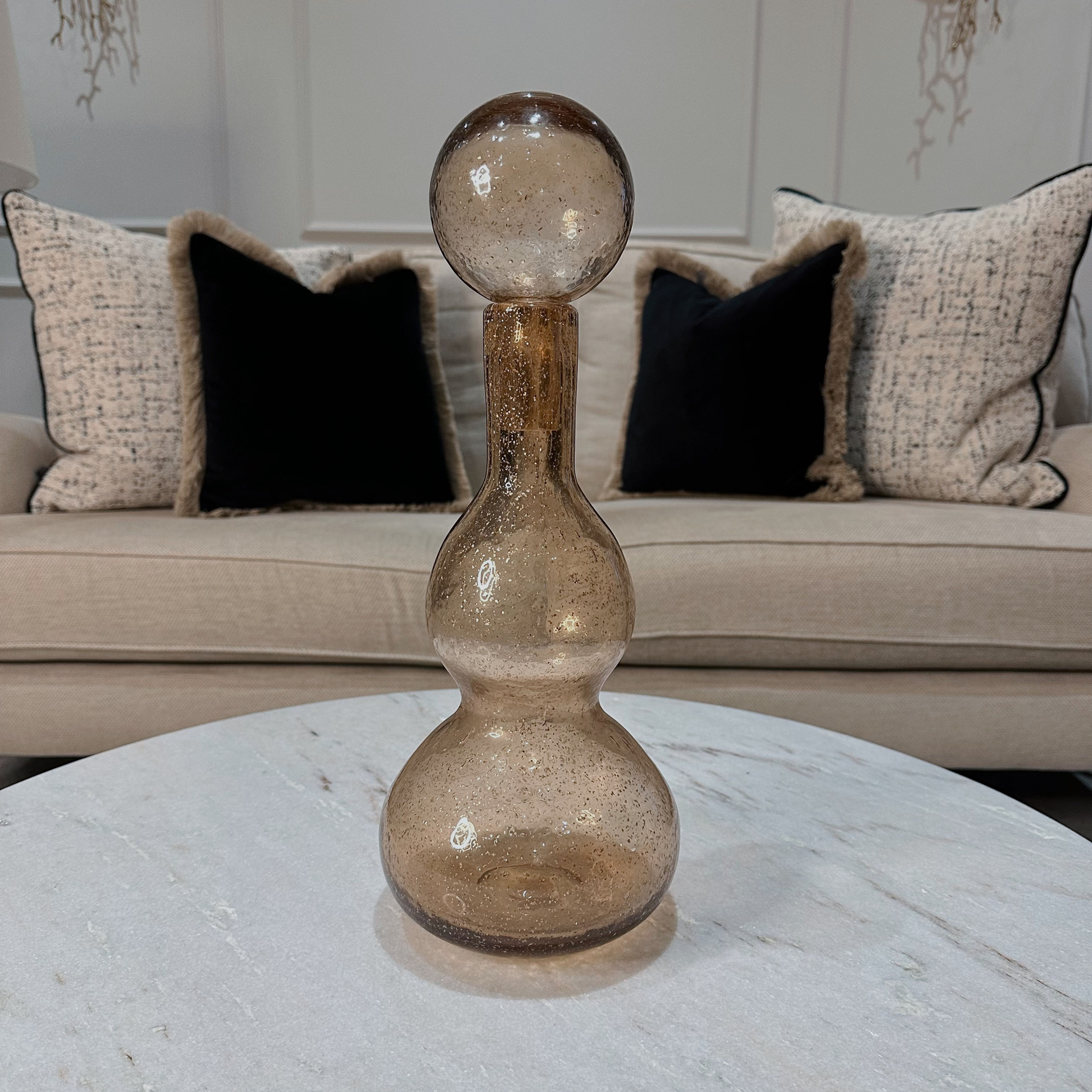 Lavish Short Caramel Vessel