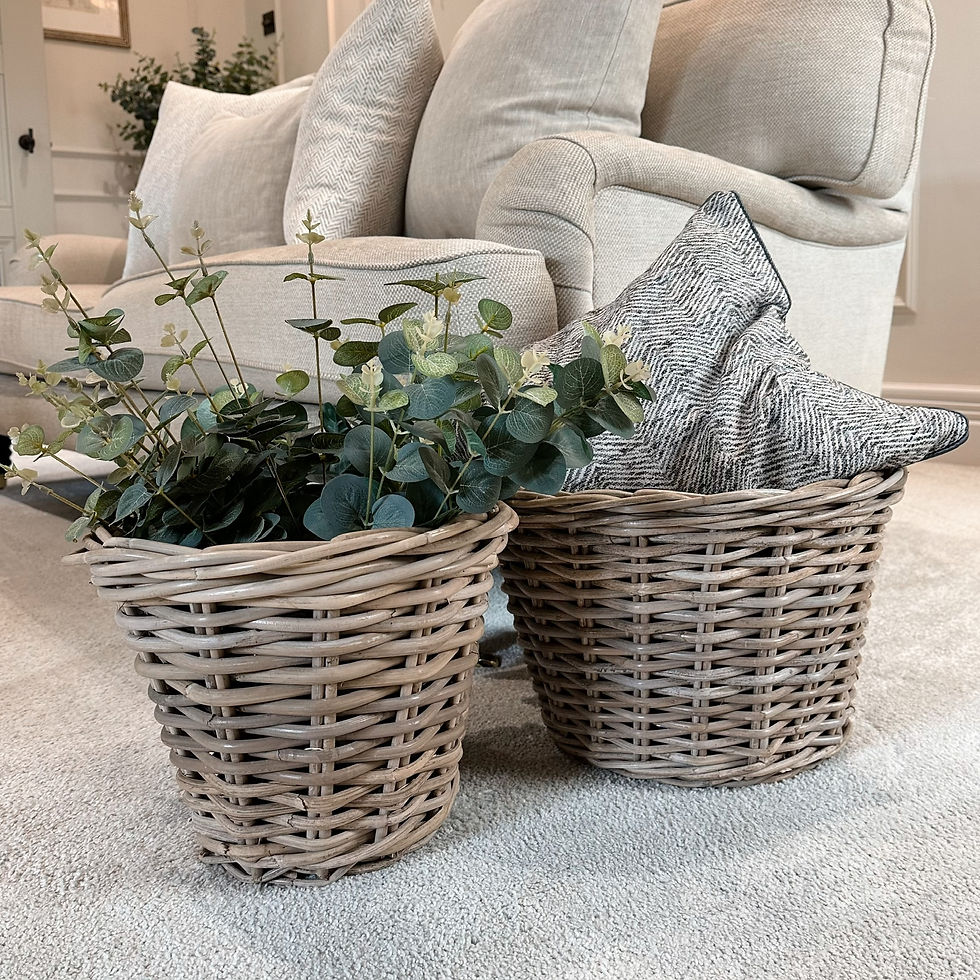 Lavish Wicker Baskets (Set of 2 )
