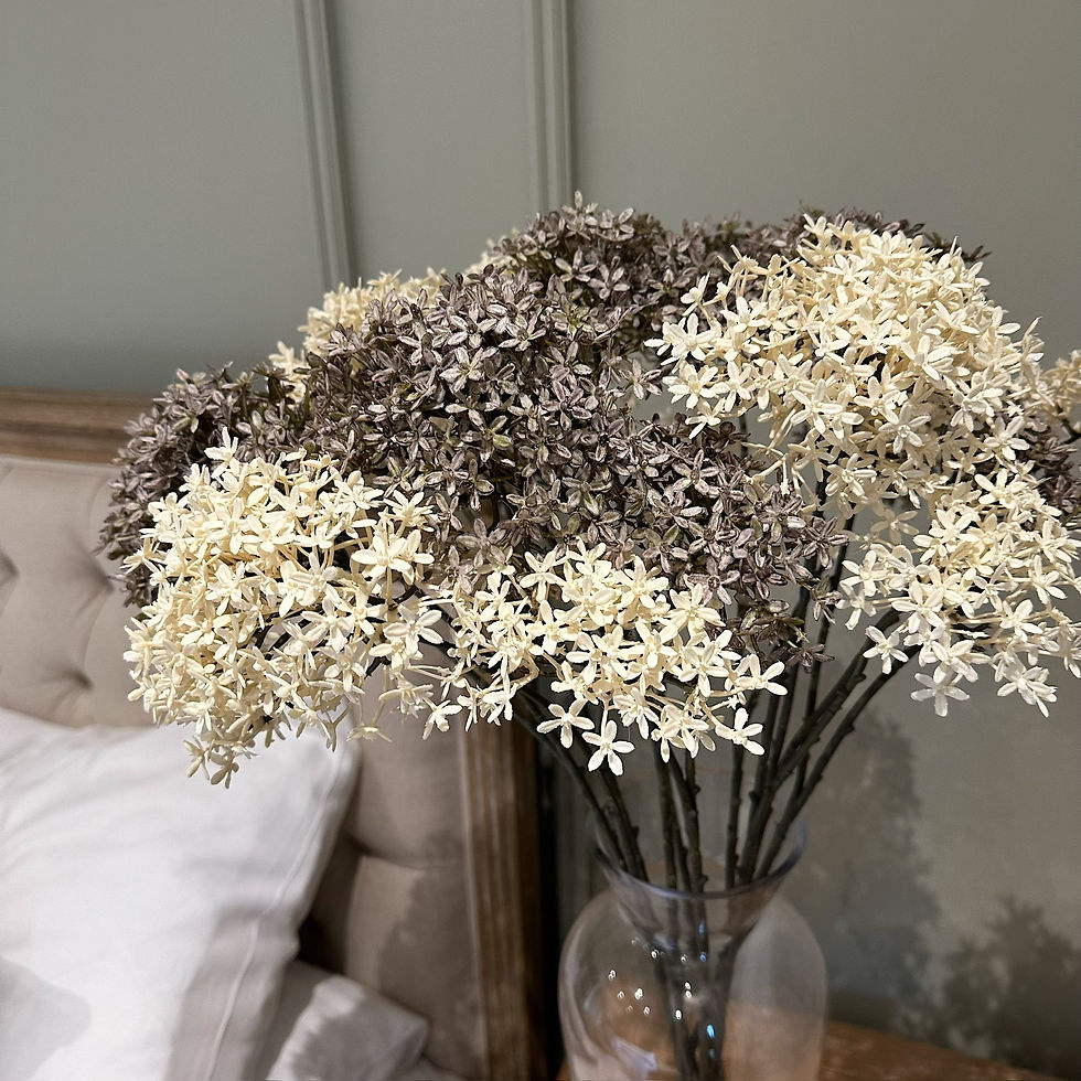 Lilac / Purple Crown Flower Spray 70cm