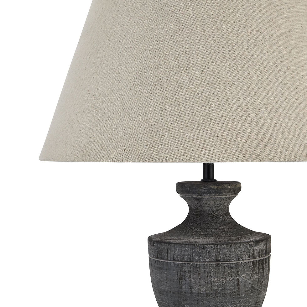 Thumbnail: Incia Urn Wooden Table Lamp