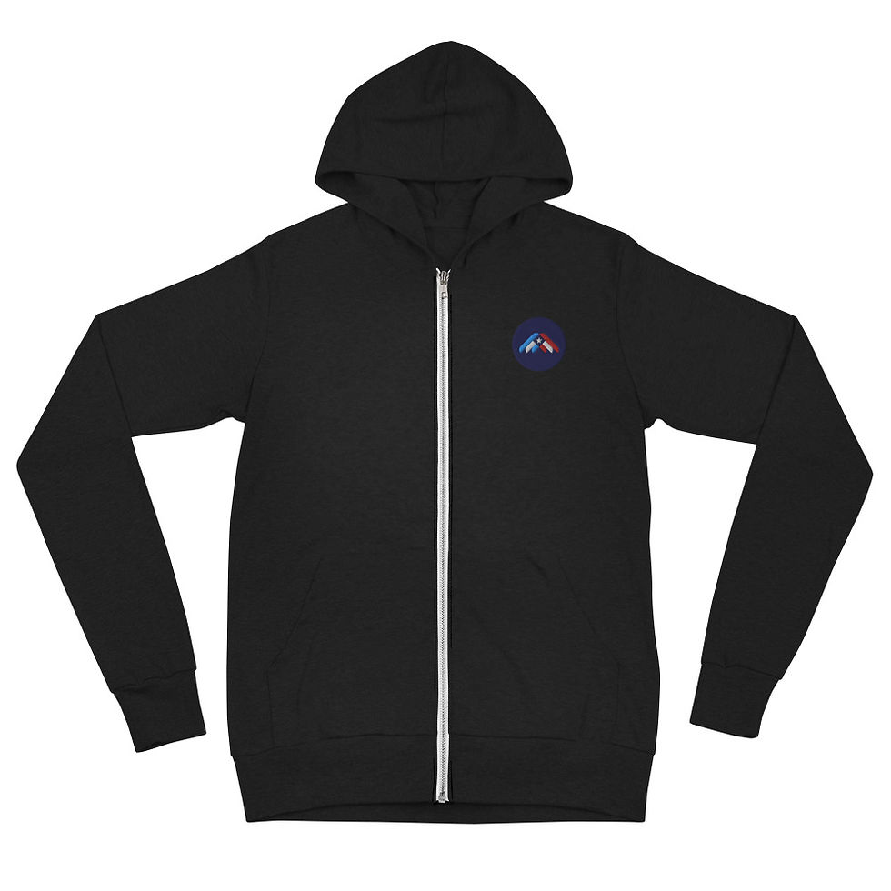 Thumbnail: Unisex zip hoodie