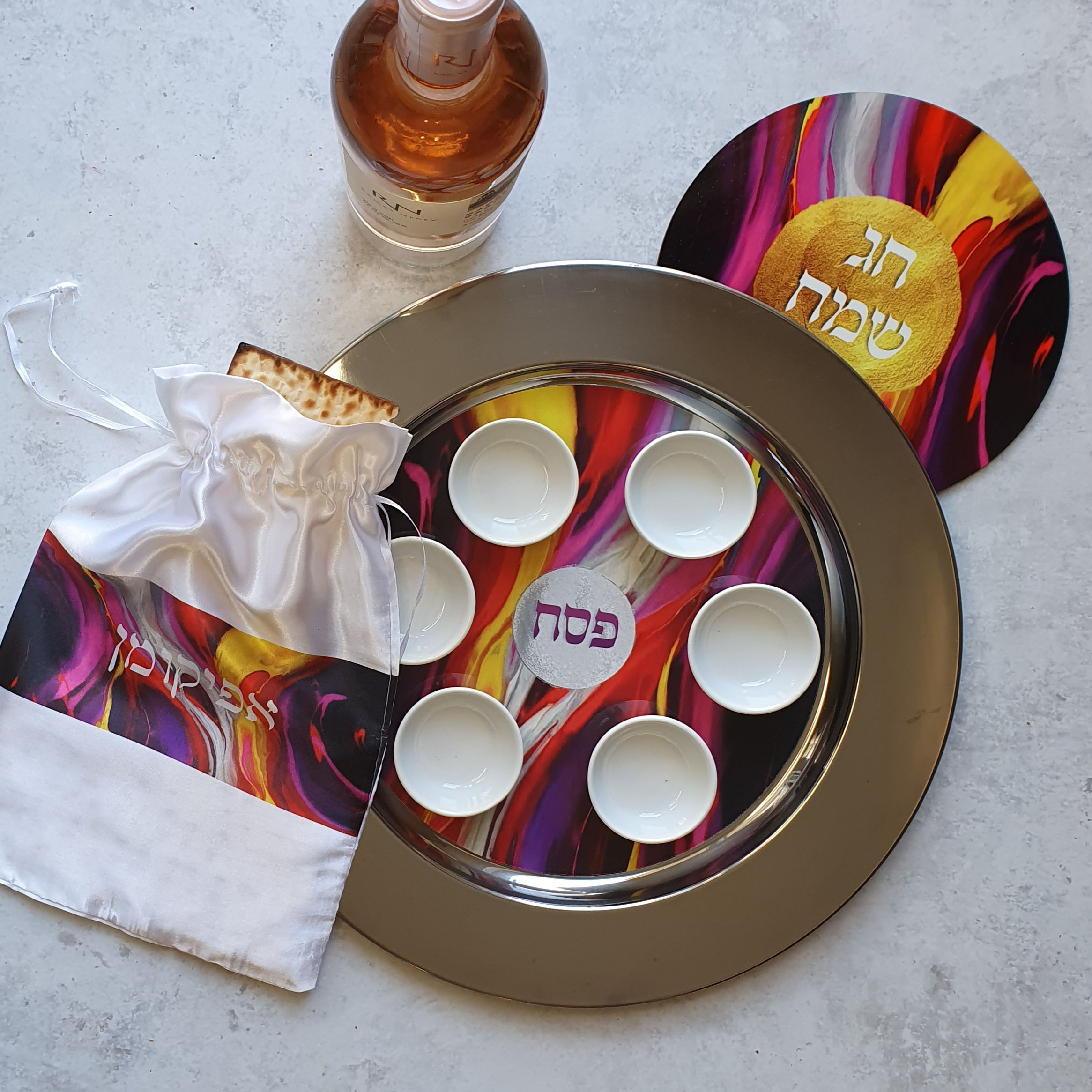 Seder Plate Silver SALE