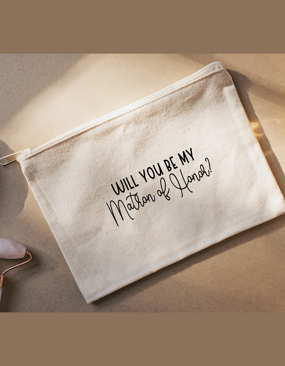 Matron of Honor Canvas Pouch