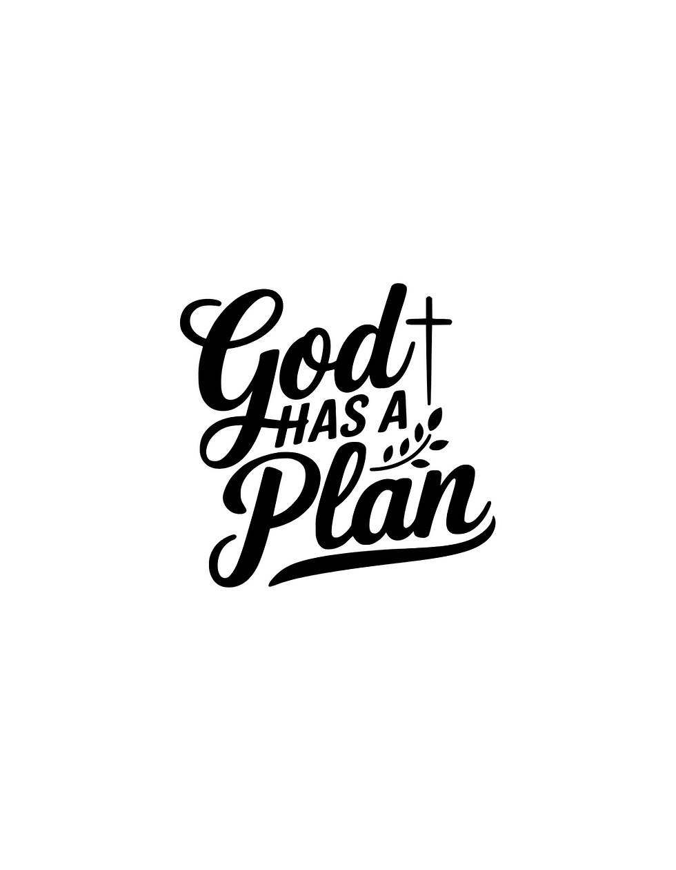 God Has a Plan Decal