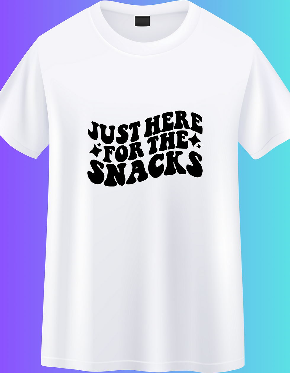 Just Here for the Snacks Tee/Crewneck