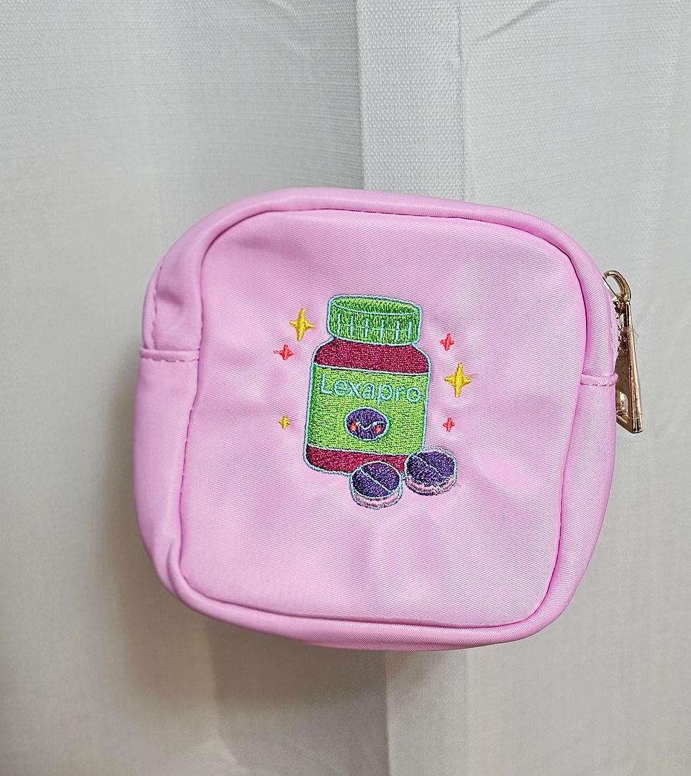 Lexapro Mini Zipper Pouch
