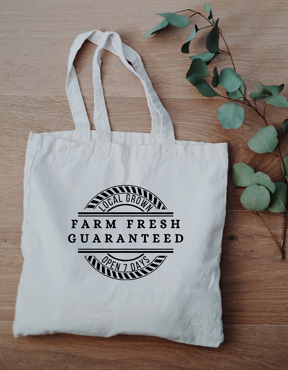 Farm Fresh Guaranteed Canvas Tote Bag