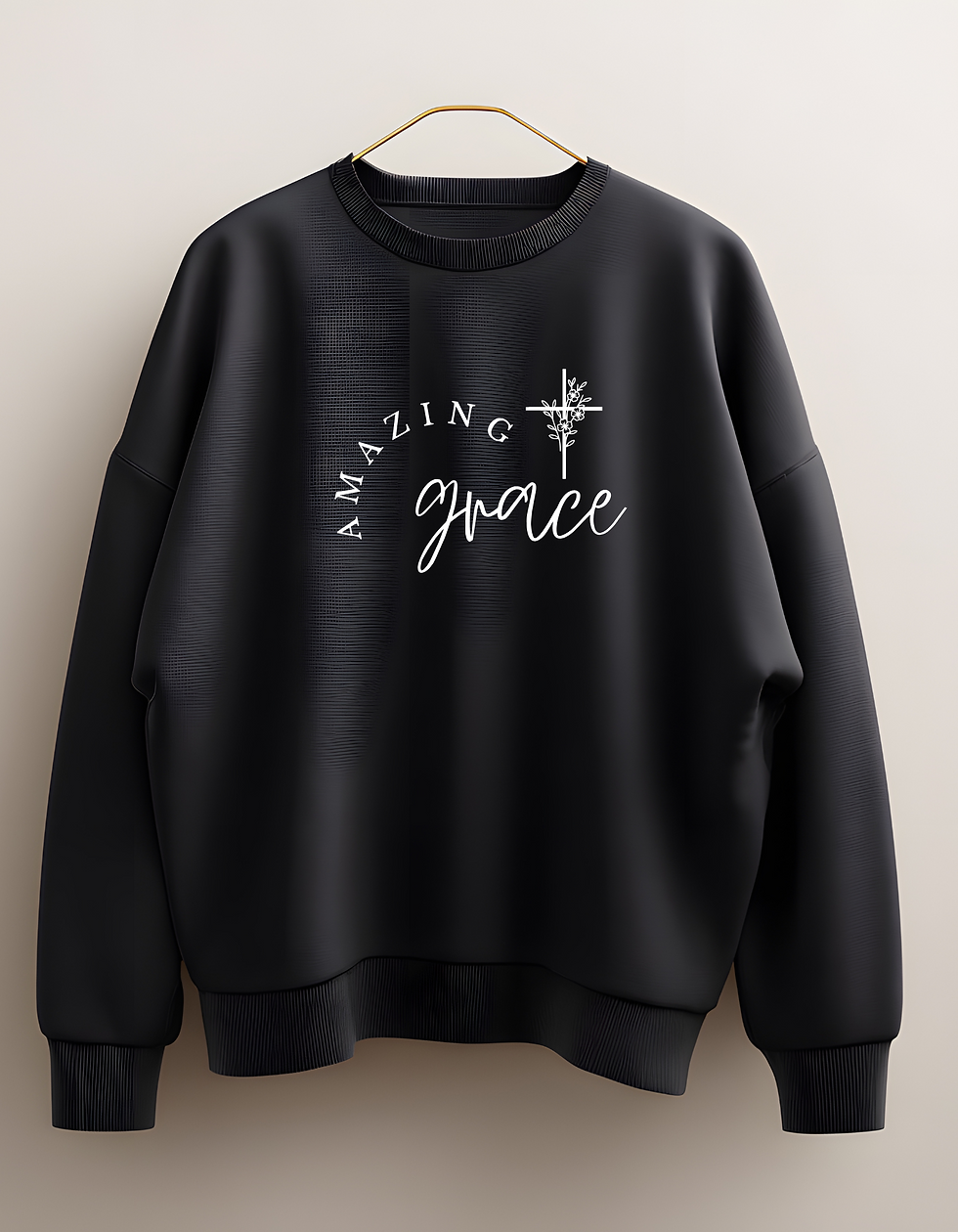 Amazing Grace Cross Tee/Crewneck