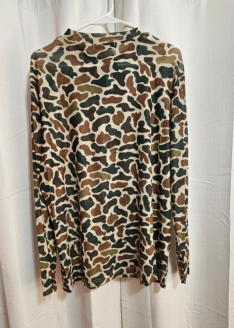 Thumbnail: Camo Mesh Top