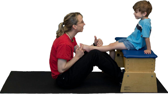 Toe Tapping Happy Feet with Dorsiflexion Strengthening