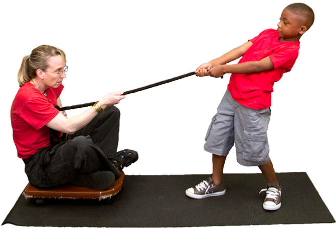 Hold on! Stay Still! I'm on My Way! Middle Back/Biceps Strengthening