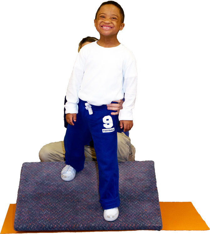 Dorsiflexion Strengthening with Balance Reactions on a Rockerboard