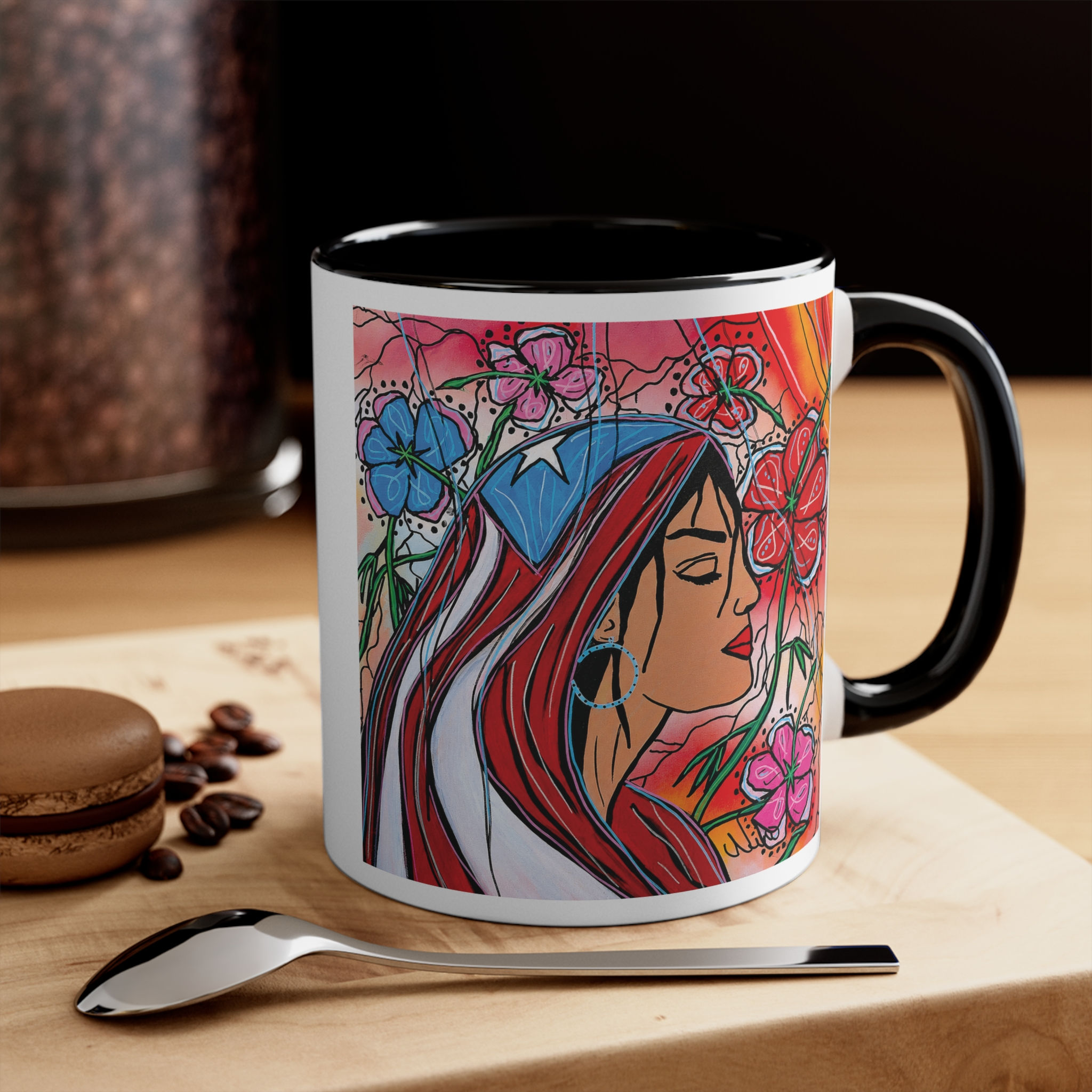 Bless my Boriken Accent Mugs