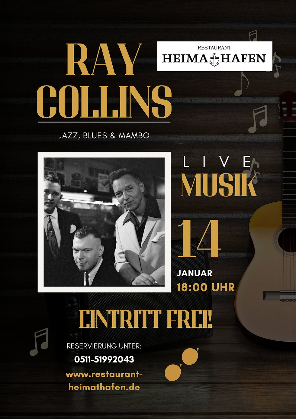 Ray Collins Live Musik