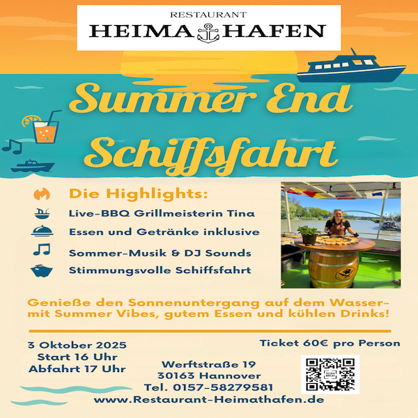 Summer End Schiffsfahrt