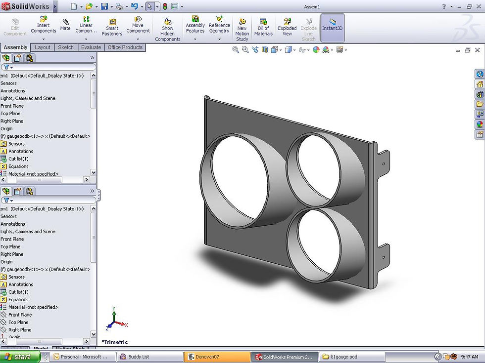 LT1 F body Cubby Hole Gauges