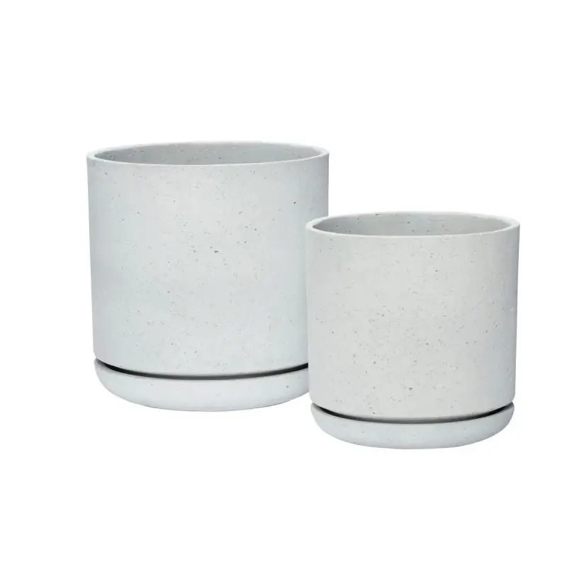 Thumbnail: Hubsch - Terrace pot - grey