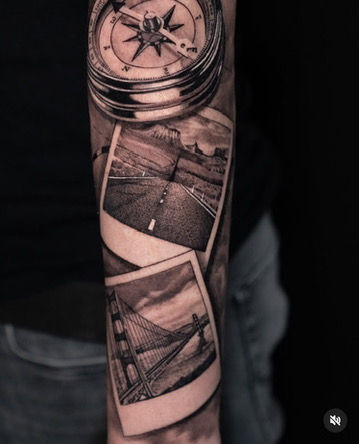 Polaroid Urlaub Tattoo