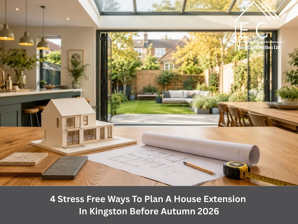 Plan A House Extension Kingston 2026 | Eder Construction