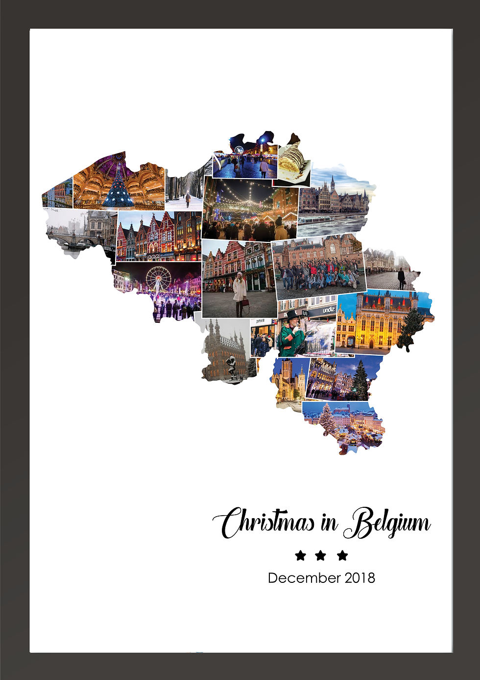 Belgium Collage Design